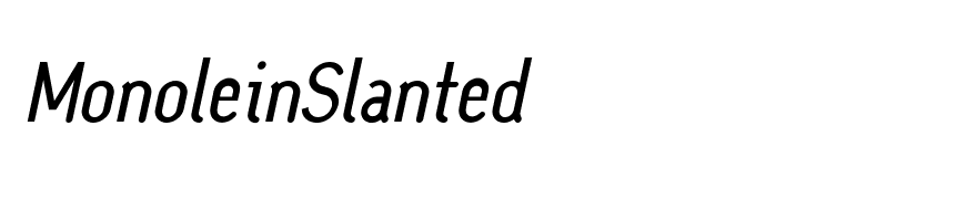 MonoleinSlanted