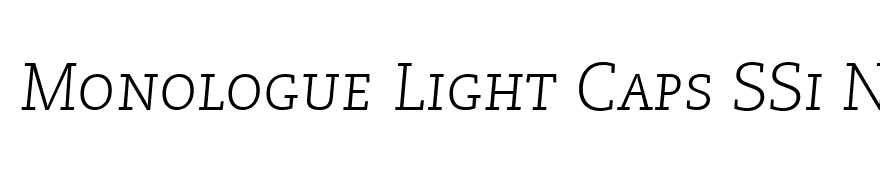 Monologue Light Caps SSi Normal