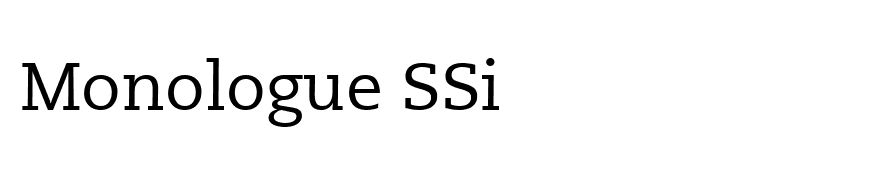 Monologue SSi