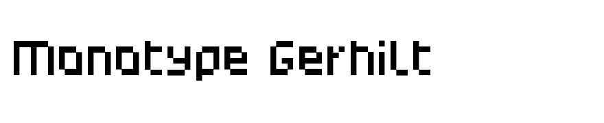 Monotype Gerhilt