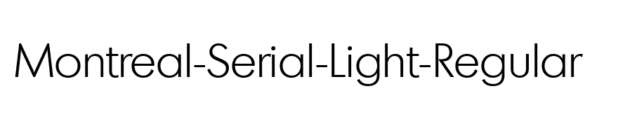 Montreal-Serial-Light-Regular