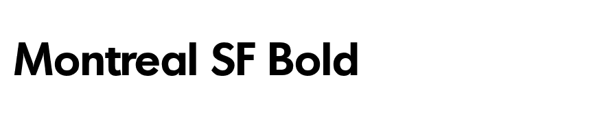 Montreal SF Bold