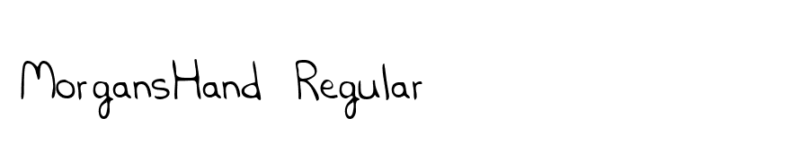 MorgansHand Regular