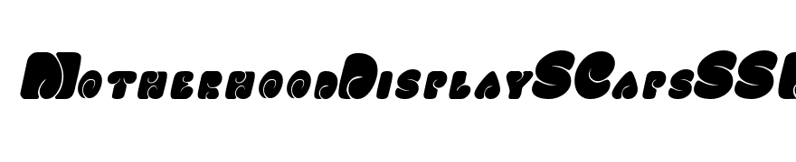 MotherhoodDisplaySCapsSSK Italic
