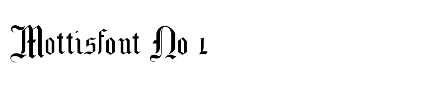 Mottisfont No 1