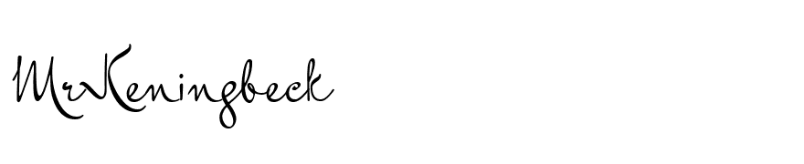 Mr Keningbeck