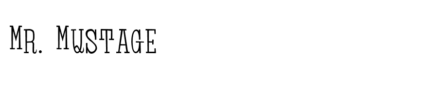 Mr. Mustage