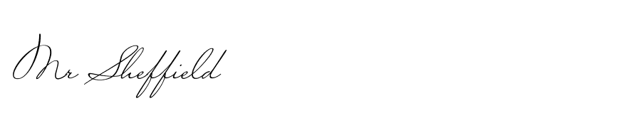 Mr Sheffield