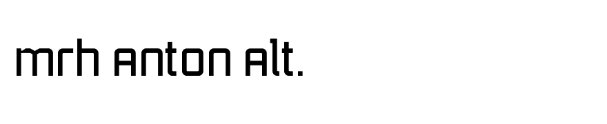 mrh Anton Alt.