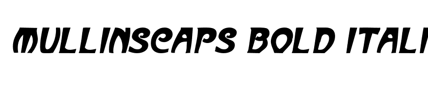 MullinsCaps Bold Italic