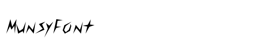 MunsyFont