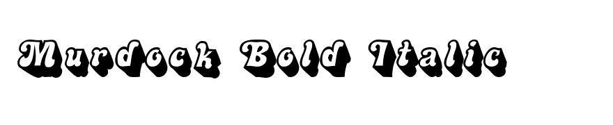 Murdock Bold Italic
