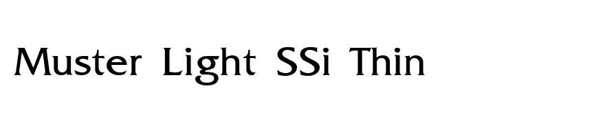 Muster Light SSi Thin