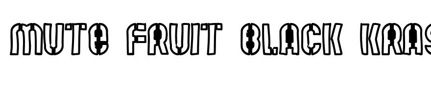 Mute Fruit Black Krash