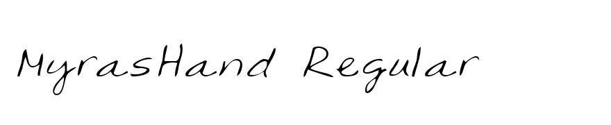 MyrasHand Regular