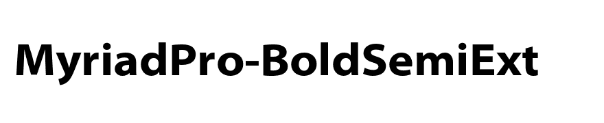 MyriadPro-BoldSemiExt