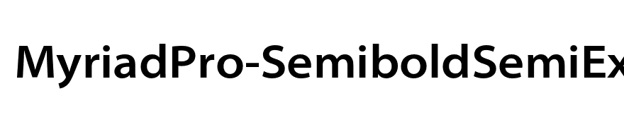 MyriadPro-SemiboldSemiExt