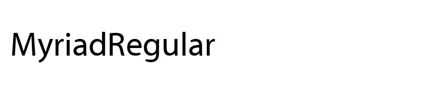 MyriadRegular