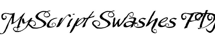 MyScript Swashes PDF