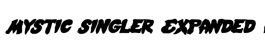 Mystic Singler Expanded Italic