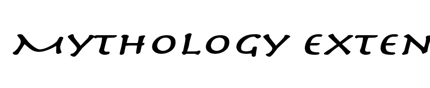 Mythology Extended BoldItalic