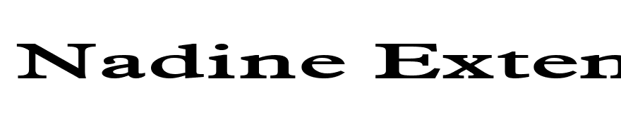 Nadine Extended Bold