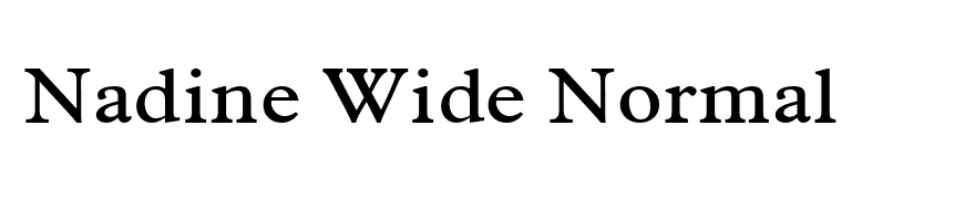 Nadine Wide Normal