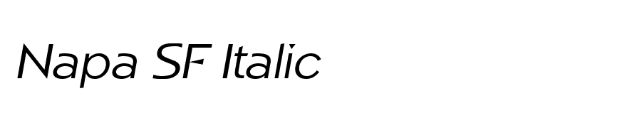 Napa SF Italic