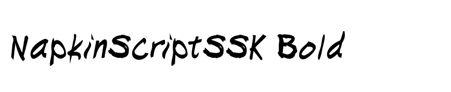 NapkinScriptSSK Bold