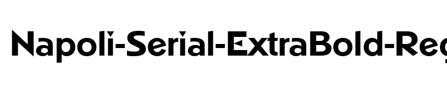 Napoli-Serial-ExtraBold-Regular