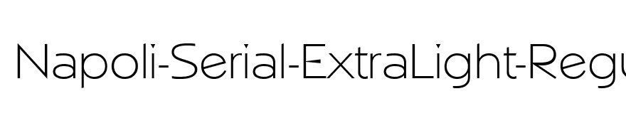 Napoli-Serial-ExtraLight-Regular