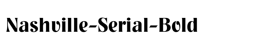 Nashville-Serial-Bold