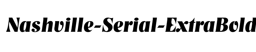 Nashville-Serial-ExtraBold-RegularItalic