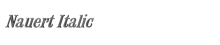 Nauert Italic