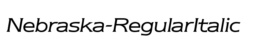 Nebraska-RegularItalic