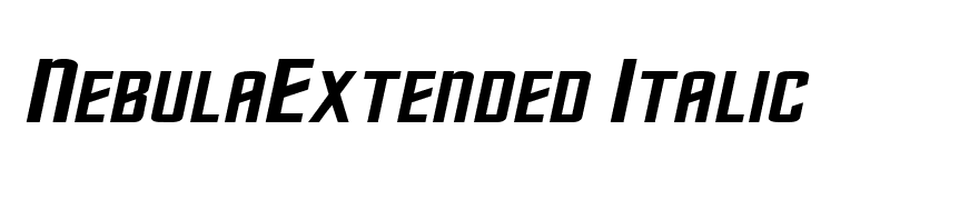 NebulaExtended Italic