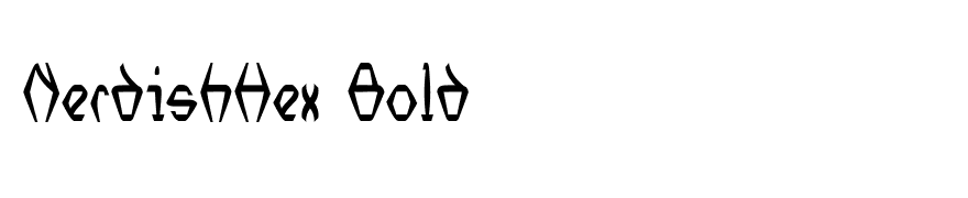 NerdishHex Bold
