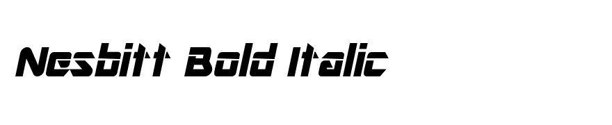 Nesbitt Bold Italic