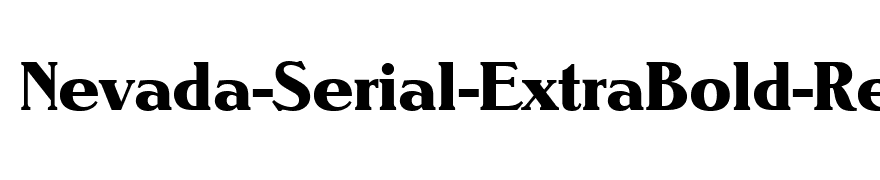 Nevada-Serial-ExtraBold-Regular