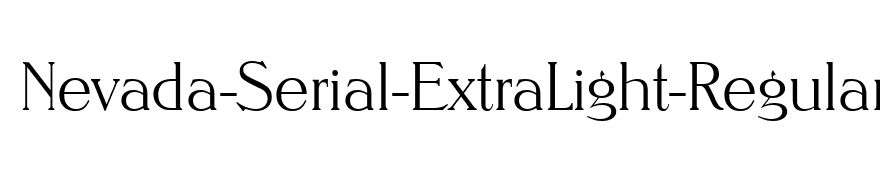 Nevada-Serial-ExtraLight-Regular