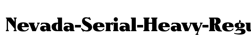 Nevada-Serial-Heavy-Regular