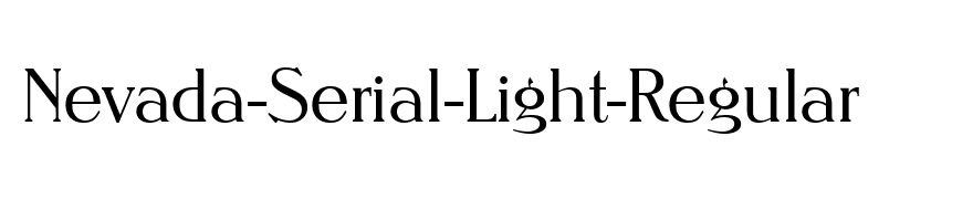 Nevada-Serial-Light-Regular