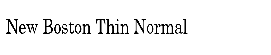 New Boston Thin Normal