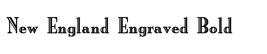 New England Engraved Bold