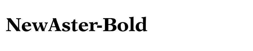 NewAster-Bold