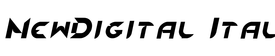 NewDigital Italic