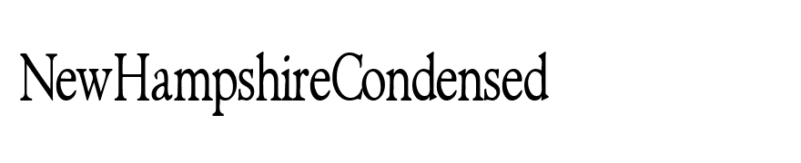 NewHampshireCondensed