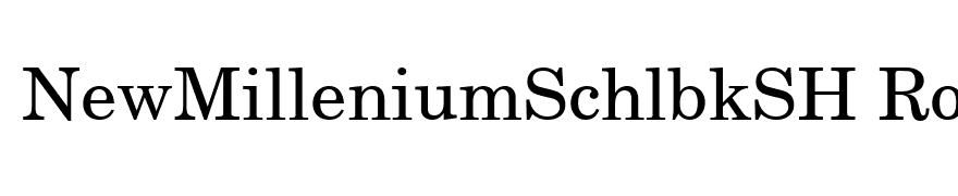 NewMilleniumSchlbkSH Roman