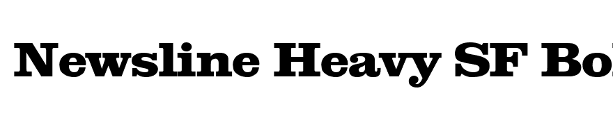 Newsline Heavy SF Bold