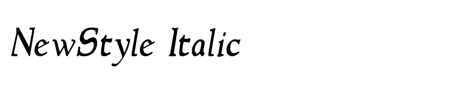 NewStyle Italic